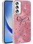 Galaxy A35 Kılıf Kamera Korumalı Figürlü Arth Ponti Silikon Kapak - Açık Pembe 1