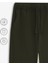 %100 Pamuk Premium Kumaş Erkek Pijama Altı Haki Relax Fit Beli Ipli Cepli Lastikli Terletmez Esnek Rahat Kesim Nefes Alan Regular 2