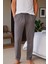 %100 Pamuk Premium Kumaş Erkek Pijama Altı Gri Relax Fit Beli Ipli Cepli Lastikli Terletmez Esnek Rahat Kesim Nefes Alan Regular 1