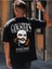 Unisex Gangsters Baskılı Oversize %100 Pamuk T-Shirt 1
