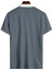 Unisex Büyük Beden Gri Fermuarlı Kısa Kol %100 Pamuk Golf T-Shirt 2
