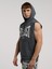 Authentic Boxing Oversize Antrasit Kolsuz Erkek Sweatshirt 3