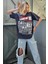 Lies Exclusive Ön ve Arka Baskılı Oversize T-Shirt 2