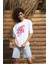 Ungrateful Baskılı Pamuk Oversize Bisiklet Yaka T-Shirt 4