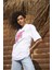 Ungrateful Baskılı Pamuk Oversize Bisiklet Yaka T-Shirt 5