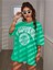Büyük Beden Redwoods California Baskılı Oversize Unisex T-Shirt 6