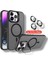 Apple Iphone 16 Pro Max Uyumlu Mat Serisi Standlı Kapak Magsafe Kılıf +Lens Koruma . 1
