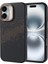 iPhone 16 Kılıf Magsafe Şarj Özellikli Karbon Fiber Tasarımlı Mtsc Vave Kapak-Gold-Gold 1
