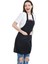 12'li Siyah Unisex Mutfak Önlüğü, Geniş Cepli ve Makine Yıkanabilir 2