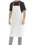 Beyaz Endüstriyel Muşamba Bulaşık Önlüğü, Dayanıklı ve Su Geçirmez Malzeme 2