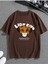 Kids Hakuna Matata Baskılı Oversize Pamuk Çocuk T-Shirt 1