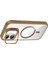 Iphone 16 Kılıf Kamera Korumalı Magsafe Şeffaf Renkli Kenar Standlı + Lens Koruyucu 2