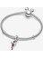 Minnie Mouse Buz Pateni Sallantılı Charm 925 Ayar Gümüş 3