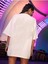 Mickey Baskılı Beyaz Oversize Unisex T-Shirt 3