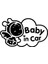 Baby In Car Melek Oto Özel Yeni Sticker Siyah 15 x 9 cm 1