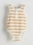 Yeni Sezon Bisiklet Yaka Cizgili Erkek Bebek Citcitli Bodysuit 2'l - S5KJ57Z1 3