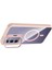 Samsung Galaxy S25 Kılıf Kamera Korumalı Magsafe Şeffaf Renkli Kenar Standlı + Lens Koruyucu 2