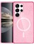 Samsung Galaxy S23 Ultra Kılıf Glow Magsafe Kapak - Pembe - LORCE4032-8600 1