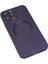 iPhone 14 Pro Kılıf Jack Magneticsafe Lens Silikon - Mor - LORCE7392-9095 4