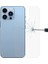 Ally iPhone 13 Pro Max 6.7 Tempered Şeffaf Arka Cam KORUYUCU-(1903) - LORCE7286-5192 1