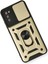 Samsung Galaxy A03S Kılıf Pars Lens Yüzüklü Silikon - Gold - LORCE5612-2167 3