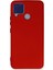 Realme C15 Kılıf Nano Içi Kadife Silikon - Kırmızı - LORCE1749-5861 1