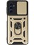 Samsung Galaxy A04S Kılıf Pars Lens Yüzüklü Silikon - Gold - LORCE5675-2626 1