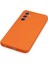 Samsung Galaxy A34 5g Kılıf Nano Içi Kadife Silikon - Turuncu - LORCE6106-6382 4