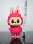Labubu 2 Adet Figür Sevimli Canavar Pembe Oyuncak Anahtarlık 13CM - 2