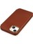 iPhone 14 Kılıf Dolpin Kapaklı - Kahverengi - LORCE7330-2734 5