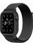 Apple Watch 38MM Hasırlı Cırtcırtlı Kasalı Kordon - Siyah - LORCE1787-4372 1
