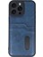 iPhone 16 Pro Kılıf Sara Kartvizitli Deri Kılıf - Lacivert - LORCE9140-2806 3