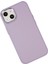 iPhone 14 Plus Kılıf Asya Deri Silikon - Lila - LORCE2099-3424 3