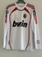 Milan 2007 Iç Saha Beyaz Maldını Yetişkin Uzun Kol Forması 2