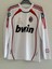 Milan 2007 Maldını Beyaz Uzun Kol Deplasman Forması 2