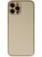 iPhone 12 Pro Kılıf Coco Deri Silikon Kapak - Gold - LORCE5041-2771 1