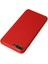 iPhone 7 Plus Kılıf Coco Deri Silikon Kapak - Kırmızı - LORCE7339-1670 3
