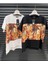 Renkli Desenli Oversize Tişört – Beyaz & Siyah Seçenekli 1