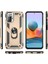 Xiaomi Redmi Note 10 Pro Kılıf Sofya Yüzüklü Silikon Kapak - Gold - LORCE2476-1552 3