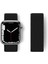 Apple Watch 38MM Hasırlı Cırtcırtlı Kordon - Siyah - LORCE6811-2831 1