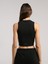 Ever Relaxed Rib Siyah Kadın Thick-Strapped Atlet 5