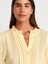 5807 Nervür Detaylı Balon Kol Gömlek Sarı 2