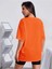 Büyük Beden Pretty Girl Baskılı Oversize T-Shirt 2