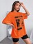 Büyük Beden Pretty Girl Baskılı Oversize T-Shirt 4