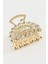 Oval Taşlı Metal Mandal Toka 4,5 cm 1