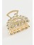 Oval Taşlı Metal Mandal Toka 4,5 cm 3