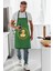 Yeşil Büst Detaylı Mutfak Önlüğü, Şık ve Kullanışlı Mutfak Aksesuarı 1