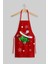 Kırmızı Yılbaşı Mutfak Önlüğü, Şık ve Kullanışlı Ev Dekoru Ürünü 1