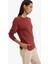 Relax Fit Bisiklet Yaka Basic Düz Triko Kazak I6913AZ25WN 4