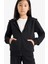 Kız Çocuk Basic Düz Kapüşonlu Fermuarlı Sweatshirt C8110A825AU 1